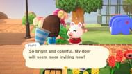 Flurry interacting with a player in Animal Crossing: New Horizons (Image via SuperParent)